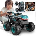 thumbnail image 1 of SBSG 2.4Ghz RC Monster Truck Toys for Boys, 1:20 Dinosaur Remote Control Car with Lights & Music, Stunt 360 Spin Walk Truck, 1 of 5
