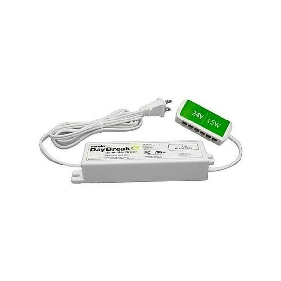 Sensio DayBreak 24V 15W Dimmable Driver with 12 Port ML Block - White