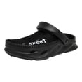 thumbnail image 4 of Rokment Mesh EVA Patchwork Wide Feet Clogs Garden Shoes for Men with Back Straps Breathable Waterproof Beach Slides Summer Casual Walking Slippers Water Sandals Black Size 7, 4 of 6