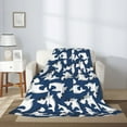 thumbnail image 2 of Hirioo Shark for Flannel Blanket, Cozy and Warm Throw for Bed or Couch ,Perfect for All Seasons-60"x50", 2 of 6