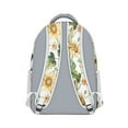 thumbnail image 3 of Farmhouse Sunflower Print Backpack - Waterproof & Comfortable School Bookbag with Padded Back Panel, 3 of 6