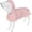 Pink, variant on Dog Raincoat, Lightweight Waterproof & Reflective with Hood, Adjustable Pet Poncho（Blue,X-Large)