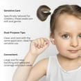 thumbnail image 6 of Classic ToddlerTees - Large Gentle Double Sided Swabs Designed for Little Ears - for Babies, Infants & Toddlers - Dual Sided Pointed Buds - 54 Cotton Tips, 6 of 7