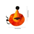 thumbnail image 4 of Qocolcyl Adjustable Halloween Dog Cat Hat, Soft Breathable Orange Pumpkin Mesh Party Costume, Cute Festive Cosplay Photo Accessory, Comfortable Pet Headwear for Indoor Outdoor Halloween Decorations, 4 of 6