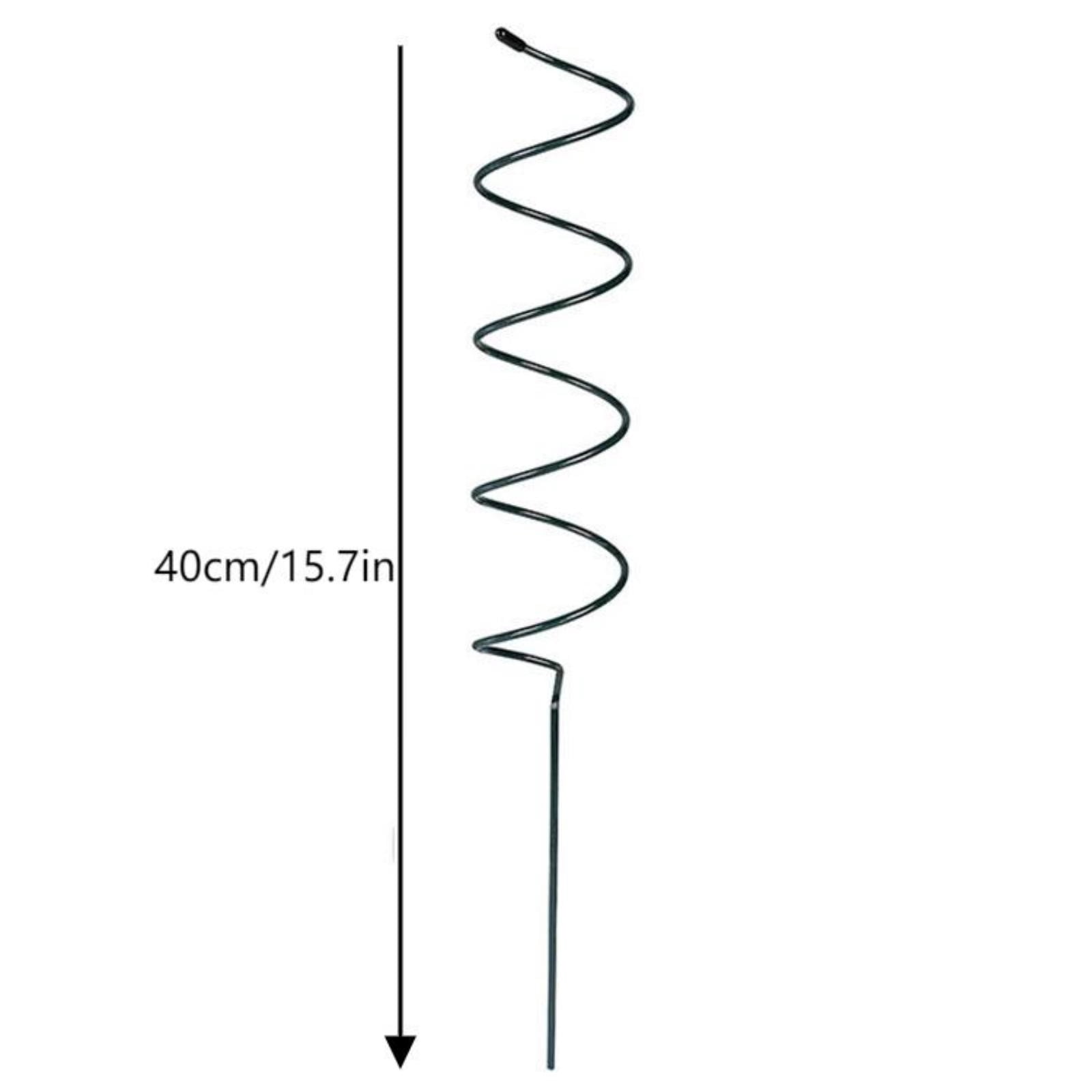 6pcs Tomato Climbing Stakes - Spiral Support Tower for Tomatoes, Peppers and Vines, Heavy Duty Twisted Garden Stakes, Upgrade Metal Cages for Outdoor Vegetable Gardening