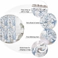 thumbnail image 6 of Blue Coastal Waterproof Fabric Shower Curtain,Ocean Coral Starfish Conch Sea Watercolor Waterproof Fabric Shower Curtain for Bathroom Curtains Bathtubs Shower Curtains with 12 Hooks Standard 60x72, 6 of 8