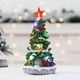 thumbnail image 2 of Adornos De Resina De Navidad Figuras Luminosas De Árboles De Navidad Decoraciones Para La Chimenea De La Mesa Del Hogar Speravity HA038440-00, 2 of 6