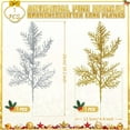 thumbnail image 6 of Tnobhg 20Pcs Christmas Artificial Pine Needle Glitter Reusable DIY Home Decoration Xmas Pine Twig Pick Branch Party Supplies, 6 of 8