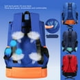 thumbnail image 3 of Mochila de Baloncesto Bolsa de Baloncesto Con Compartoento para Zapatos Tela Oxford Bolsa Deportiva Para [Deportes] Al Aire Libre Voleibol Fútbol, 3 of 7