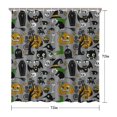 thumbnail image 5 of Halloween Witch Spooky Icons Pattern Shower Curtain 72"x72" ,Bathroom Decorative Shower Curtains Set with 12 Hooks,Modern Waterproof Washable Shower Curtain, 5 of 6