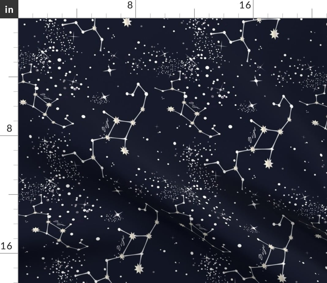 Virgo Virgo Space Star Astrology Virgo Zodiac Fabric Printed By Spoonflower Bty Walmart Com
