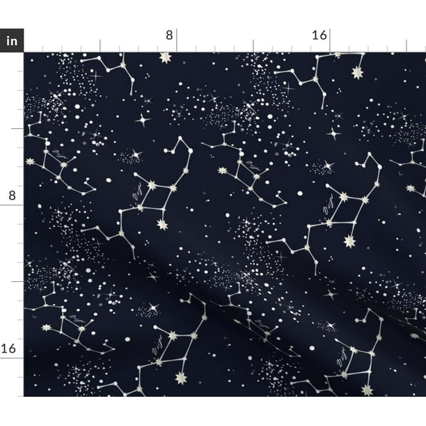 Virgo Virgo Space Star Astrology Virgo Zodiac Fabric Printed By Spoonflower Bty Walmart Com