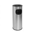 thumbnail image 6 of Genuine Joe, GJO58883, Fire-safe 3-Gallon Ashtray Receptacle, 1 Each, Stainless Steel, 6 of 11