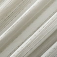 thumbnail image 3 of Archaeo 2-Pack Slub Texture Stripe Cotton Cafe Curtain Pair, 52"W X 24"L, Linen/White, 3 of 8