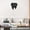 Black, variant on Apmemiss Clearance 3D Creative Creative Teeth Acrylic Mirror Wall Clock Home Decoration Wall Clock Room Decor