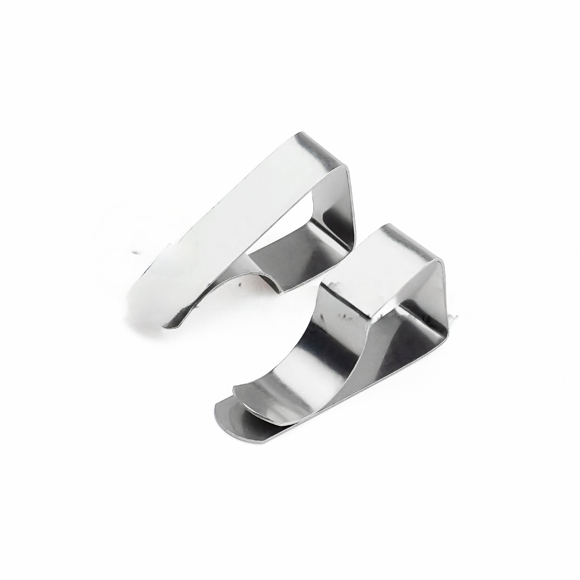 Pinza pequeña de acero inoxidable para mantel/minipinza de vidrio para mantel/pinza para cartas/billetera de metal/pinza
