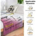 thumbnail image 3 of Christian Blanket Inspirational Thoughts Throw Blanket Bible Verse Prayers Get Well Soon Blankets Soft Lightweight Flannel Blanket 60"X50", 3 of 6