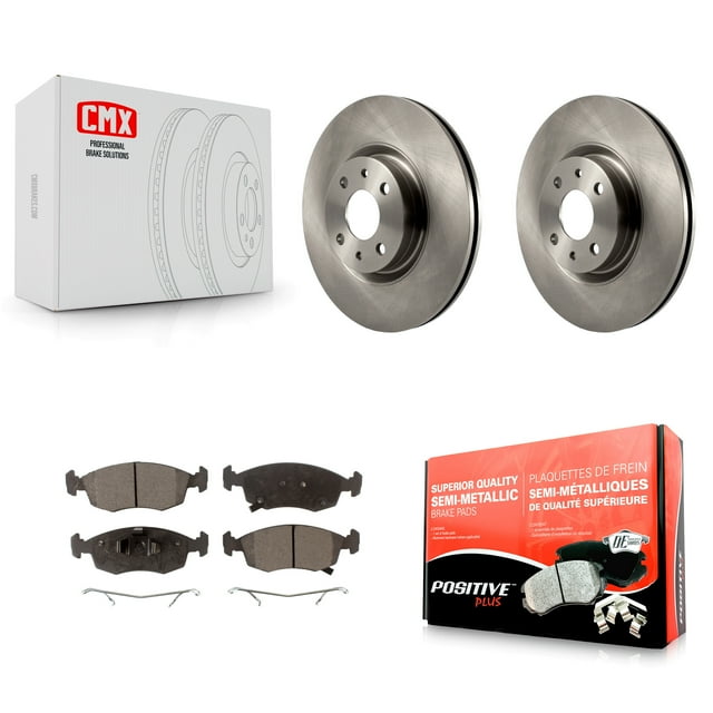 Transit Auto Front Disc Brake Rotors and Semi-Metallic Pads Kit for Car Fiat 500 K8F-100629