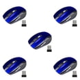 thumbnail image 2 of jesticaly Computer 2.4Ghz Wireless Optical Mouse Quick Speed Low Latency 6 Buttons Plastic Gaming Mice Desktop PC Portable Blue 5Set, 2 of 6