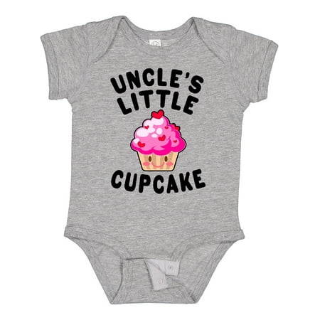 

Inktastic Uncles Little Cupcake Gift Baby Girl Bodysuit