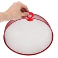 thumbnail image 3 of unbranded Cúpula Para De Malla Metálica Roja Con Ligero Para De Comedor Exterior, 3 of 6