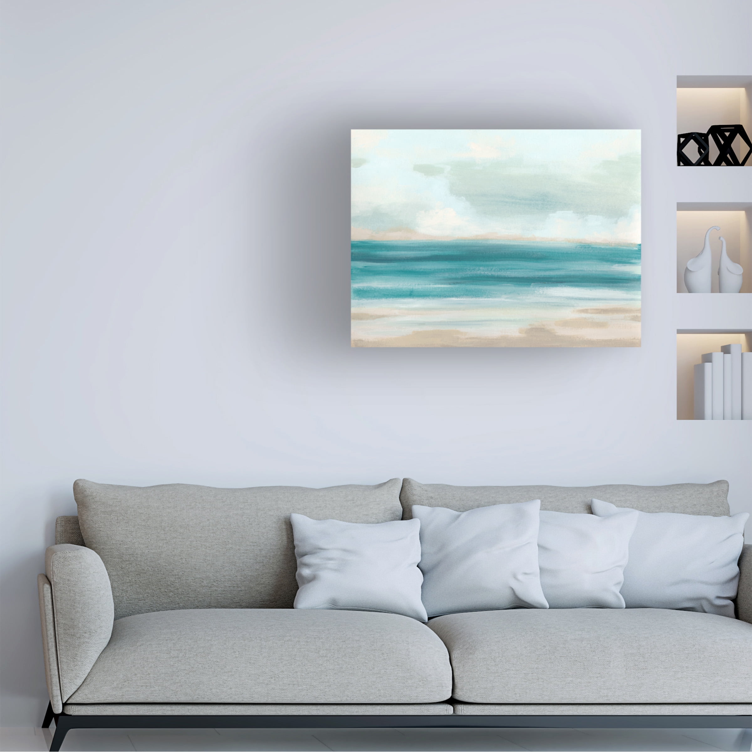 June Erica Vess 'Sand and Sky II' Canvas Art