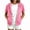 Pink, variant on HAOTAGS Girls Hooded Sweatshirt Jacket Loose Short Sleeve Zipper Hoodie Blue Size 9