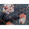 thumbnail image 5 of oneOone Cotton Poplin Dark Navy Blue Fabric Geometric Sewing Fabric By The Yard Printed Diy Clothing Sewing Supplies 42 Inch Wide-SC, 5 of 6