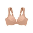 thumbnail image 4 of Glamorise Low Cut WonderWire Lace Underwire Bra 1240 (Women's & Women's Plus), 4 of 9
