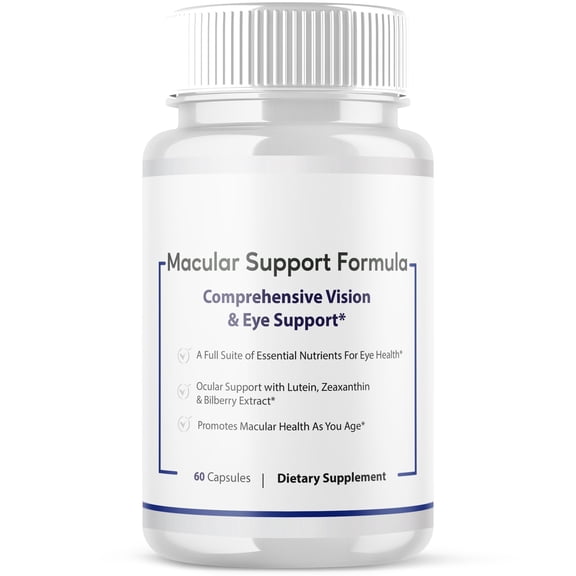 Macular Support Formula Vision Care Pills Advanced Formula Eye Health Supplement 60 Capsules