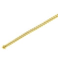 thumbnail image 5 of JewelStop 10K Yellow Gold 6.1mm Classic Miami Cuban Chain with Polished Finish and Box Lock - 22in, 5 of 7