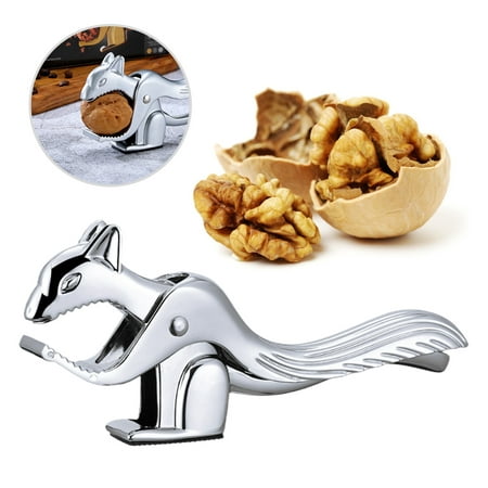 

Worallymy Squirrel Shape Nut Cracker Tool Zinc Alloy Walnut Plier Wear-resisting Nutcracker Nut Opener Sheller