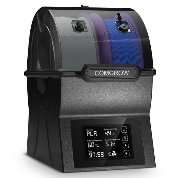 Caja secadora de filamentos Comgrow SH02 con calentador rápido PTC de 1,75/2,85 mm