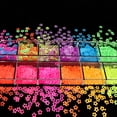thumbnail image 3 of Nail Art Sequins Multi Colored For Beginners And Professionals 2 Boxes 5.1x2.1in, 3 of 9