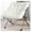 Faux Fur white, variant on Comfy Saucer Chair for Adults, Soft Faux Fur Folding Lounge Chair for Bedroom Living Room Dorm Rooms Flexible Reading Chair for Teens Kids, X-Large Foldable Chair (Ottoman-)