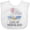 AA-White, variant on Inktastic I Love My Mom and Dad Cute Elephants in Night Sky Boys or Girls Baby Bib