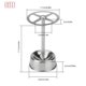 thumbnail image 2 of Soporte compacto decorativo de acero YONGSHENG organizador dental 4 compartimentos 2 piezas, 2 of 4