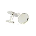 thumbnail image 2 of Gemelos Hugo Chapados en Plata 20mm, 2 of 7