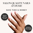 thumbnail image 5 of Glamnetic x Fanatics Press On Nails - Philadelphia Phillies | Short Almond Fake Nails, MLB Phillies Red French Tips, Baseball Nails, Salon-Quality | 15 Sizes - 30 Nail Kit with Glue, 5 of 7
