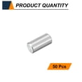 thumbnail image 3 of Uxcell 50pcs Dowel Pins M5(5mm) x 12mm 304 Stainless Steel Cylindrical Shelf Support Peg Pin Rod Fasten Elements for Metal Devices Wood Furniture DIY Installation, Silver, 3 of 7