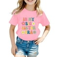 thumbnail image 2 of ibiyuan Big Sister Shirts for Girls 2t Promoted To Girls Outfit Cotton T-Shirt Pregnancy Announcement Funny Short Sleeve Cute Shirts for Girls Big Sister Gifts Basic Tees Girl Tops 4t, 2 of 4