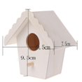 thumbnail image 4 of CircleMini Bird Cage Outdoor Hanging Birdhouse Caja de madera Garden Bird Jaulas Home Yard Decoration Bird Products Bird Parrot Nest Mimenor esquí esquí Gafas de esquí, 4 of 5