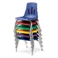 thumbnail image 4 of Jonti-Craft, Inc.  Stacking Chairs,w/Chrome Legs,18" Seat,31.5"x19.5"x23.5",RD, 4 of 5