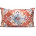 thumbnail image 6 of Boho Throw Pillow Covers 12x20 inch Monaco Rug Persian Carpet Double Sided Pattern Cotton Soft Pillow Case Cushion Cover Pillowcase for Couch Sofa Bed Decorative (Orange), 6 of 6