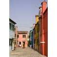 thumbnail image 2 of Kaveney, Wendy 23x32 White Modern Wood Framed Museum Art Print Titled - Italy, Venice, Burano A typical street scene, 2 of 4
