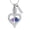 PBL/Steel, variant on Personalize Stainless Steel Crystal Heart Urn Pendant Memory Necklace for Cremation Ashes Keepsake Memorial Jewelry for Men Women