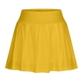thumbnail image 6 of TRUBKH skirts for women pleated skirts for women mini skirt tennis skirt Golf Skort Tennis Skorts For With Pockets Athletic Skirt Skirts For Tummy Lightweight Summer Skorts Skirt Yellow XL, 6 of 8