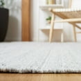 thumbnail image 4 of SAFAVIEH Striped Kilim Mihaela Striped Polyester Area Rug, Grey/Ivory, 5' x 8', 4 of 8