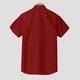 thumbnail image 5 of Blusa y camisa de manga corta con cuello vuelto para hombre, camisa informal holgada de color liso con botones a la moda para playa, blusa de manga corta con cuello vuelto para hombre, blusa de poliés, 5 of 8