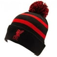 thumbnail image 2 of Liverpool - Bonnet à Pompon Noir et Rouge, 2 of 4